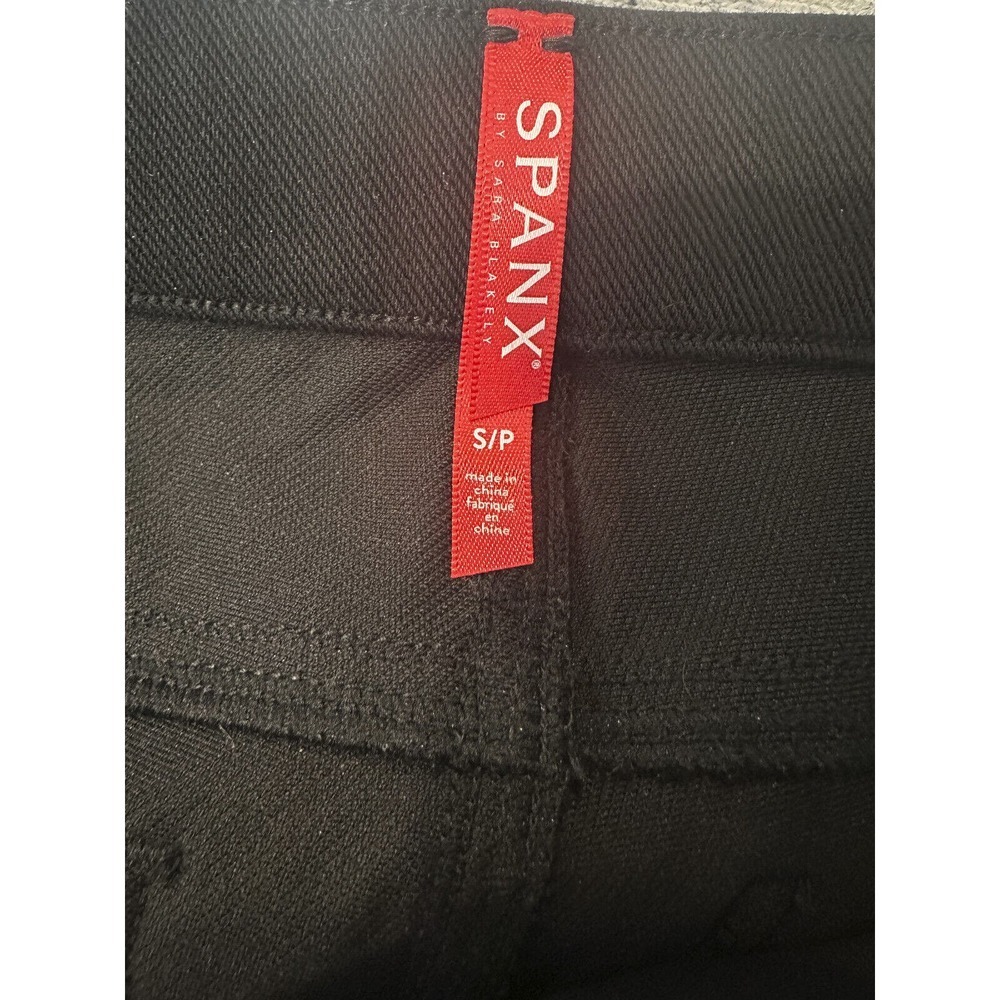 Spanx Jean-ish Ankle Leggings 20018r Black Pull On Stretch Women's Size Small - Picture 7 of 14